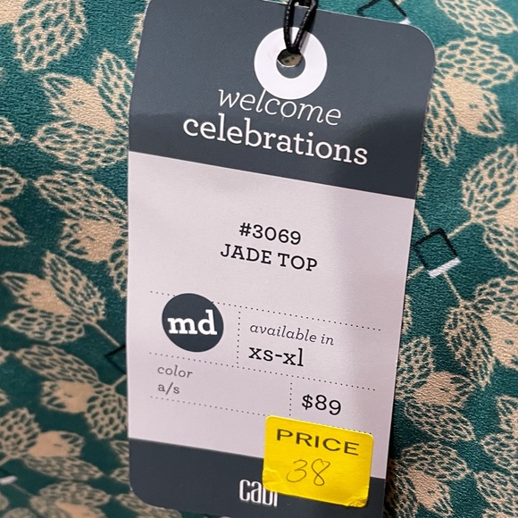 Jade Print Top - Picture 4 of 4